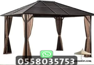 تصميم برجولة خشب