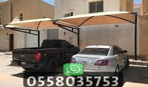 مظلات سيارات جاهزة