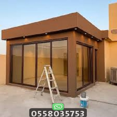 بناء غرف ومجالس في السطح 2026