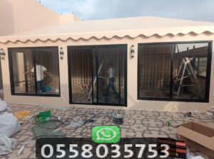 تصميم مجالس خارجية سمنت بورد جدة