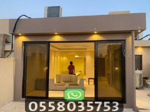 مجلس خارجي زجاج الرياض