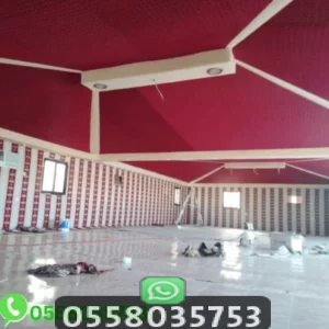 تركيب الخيام وبيوت الشعر