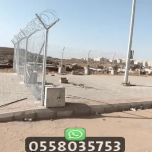 تسوير ارض سلك مجلفن