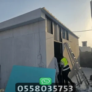 مقاول بناء ملاحق اسمنت بورد