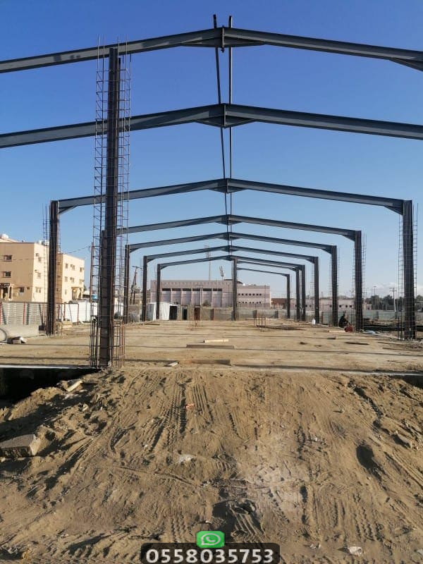مقاول هناجر حديد عسير مقاول بناء مستودعات والهناجر