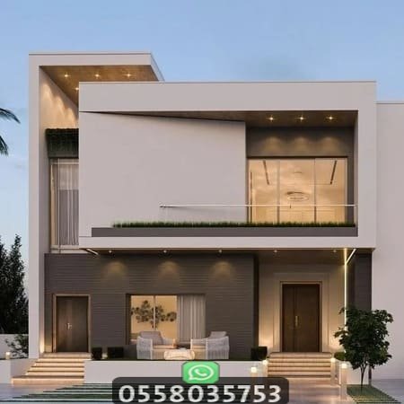مقاول بناء فلل في الرياض وجدة من العظم حتى التسليم