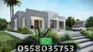 تصميم وتنفيذ الحدائق والمسابح للفلل