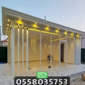 ديكورات وتصاميم مجالس وجلسات حدائق